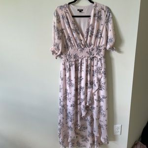 Express Floral Midi Dress: L